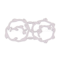 Углеродистая сталь разрезает трафареты&nbsp;DIY-F032-43