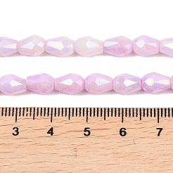 Антикоррозийные гальванические стеклянные бусины&nbsp;GLAA-T025-13A-05