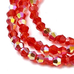 Ab цветные прозрачные стеклянные бусины пряди&nbsp;GLAA-G127-01B