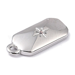 Латунные микро проложить кубического циркония подвески&nbsp;LS-ZIRC-I054-12P-03