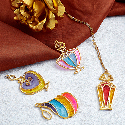 Сплав открытая задняя рамка большие подвески&nbsp;PALLOY-OC0001-51