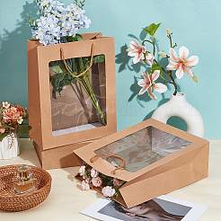 Подарочные пакеты из крафт-бумаги&nbsp;ABAG-WH0039-47