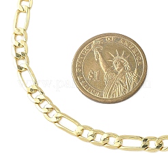 Цепочки Фигаро из латуни толщиной 5.5 мм&nbsp;NJEW-JN05575