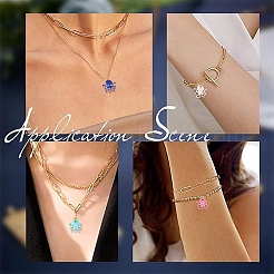 10 шт. 5-цветное ионное покрытие (IP) 201 подвески из нержавеющей стали&nbsp;STAS-YW0003-45