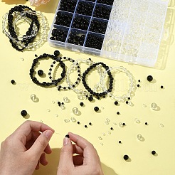 2130шт 10 стиля прозрачные стеклянные бусины&nbsp;GLAA-YW0003-88