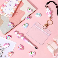 16шт 8 стиля пищевых экологически чистых силиконовых бусин&nbsp;SIL-SC0001-51