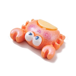 Кабошоны морских животных из непрозрачной смолы на тему океана&nbsp;LS-RESI-D071-01B