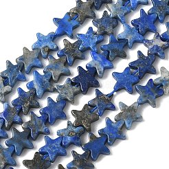 Нитки бусины из натурального ляписа-лазури&nbsp;G-F817-A03-01