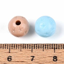 Непрозрачные акриловые бусины&nbsp;OACR-N150-07