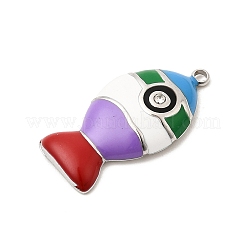 Подвески из нержавеющей стали 304 со стразами&nbsp;STAS-P431-37P