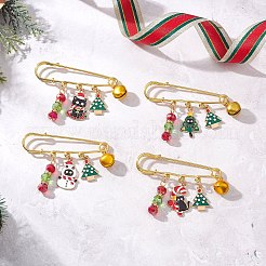 4 шт. брошь-подвеска из сплава с эмалью&nbsp;JEWB-BR00192