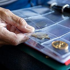 Страницы для переплета коллекции монет из ПВХ DIY-WH0430-349