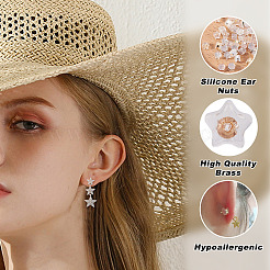 64 шт. 8 силиконовые гайки для ушей&nbsp;SIL-KS0001-01