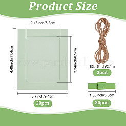 2 комплект вертикальных прямоугольных рамок для картин&nbsp;HJEW-GF0001-27