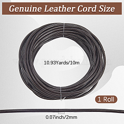 1 моток шнура из коровьей кожи&nbsp;WL-CL0001-17B