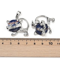 Кулоны для котят из натурального содалита&nbsp;G-J386-C17-12