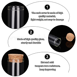 10 шт пустые стеклянные пробирки&nbsp;AJEW-BC0006-88B