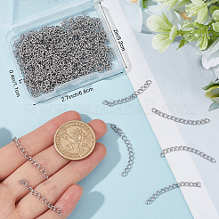 100 прядь удлинитель цепи из нержавеющей стали 304&nbsp;STAS-BBC0005-51B