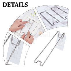 Подставка для фоторамки из нержавеющей стали 201&nbsp;AJEW-WH0651-43B