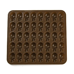 Хэллоуин череп сделай сам силиконовая статуя форма для помадки&nbsp;SIMO-D003-07B