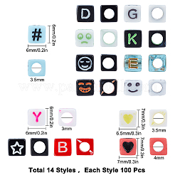 Наборы для изготовления детских браслетов из акрила своими руками&nbsp;DIY-SC0013-03