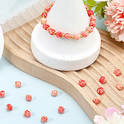 80 шт. синтетические коралловые бусины&nbsp;CORA-SP0001-04