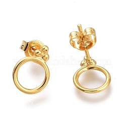 Серьги-гвоздики из нержавеющей стали 304&nbsp;EJEW-H100-02G