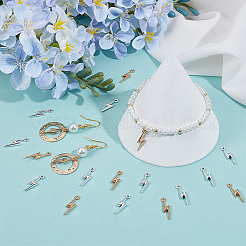 4 комплект подвесок в виде молнии из двухцветного сплава&nbsp;FIND-SC0017-55