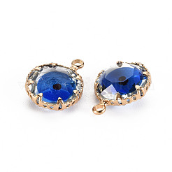 Прозрачные стеклянные подвески&nbsp;GLAA-S193-004C