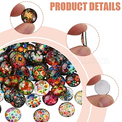 2 пакетик стеклянных кабошонов&nbsp;GGLA-YW0001-25