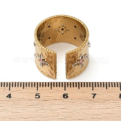 Открытые кольца манжеты из нержавеющей стали 304&nbsp;RJEW-S629-10G-D