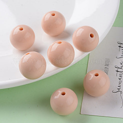 Непрозрачные акриловые бусины&nbsp;MACR-S370-C20mm-34