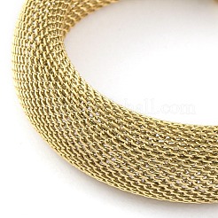 Браслет из нержавеющей стали 304 для женщин&nbsp;BJEW-U009-04G-01