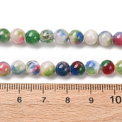 Природные персидские нефрита бисер пряди&nbsp;G-D434-6mm-02-01