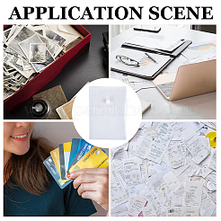 Прозрачные пластиковые конверты папки&nbsp;AJEW-WH20020-182