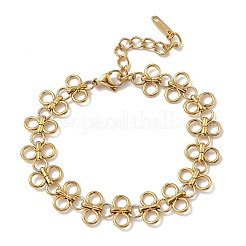 Браслеты-бабочки из нержавеющей стали 304 для женщин&nbsp;BJEW-B162-01G