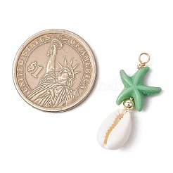 Подвески из искусственной бирюзы&nbsp;PALLOY-JF03553