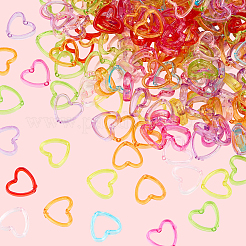 300шт прозрачные акриловые рамки для бусин&nbsp;TACR-SP0001-31