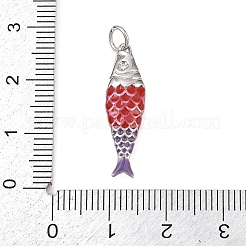 Латунь эмаль подвески&nbsp;KK-P339-08P-01