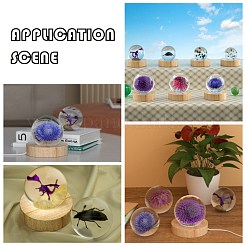 Diy круглый хрустальный шар дисплей украшения силиконовые Молды&nbsp;DIY-F107-01E