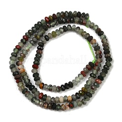 Природные африканские гелиотроп бисер пряди&nbsp;G-S388-A02-3x4mm