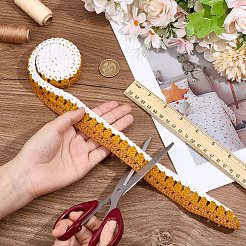 Хлопковая кружевная лента&nbsp;DIY-WH0504-724C