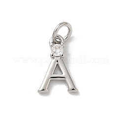 Латунные микропаве прозрачные кубические циркониевые подвески&nbsp;KK-A273-01P