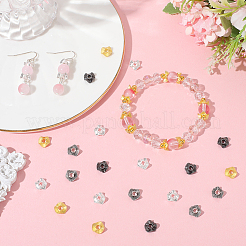 120 шт. 4 цвета бусины из сплава в тибетском стиле&nbsp;FIND-SC0017-92A