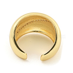 Широкое открытое кольцо-манжета с прозрачным кубическим цирконием&nbsp;RJEW-L121-014G