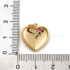 Латунные микро проложить кубического циркония подвески KK-U033-16P