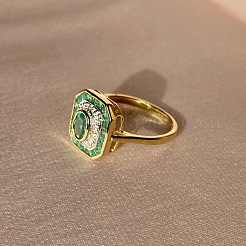 Прямоугольный сплав со стразами кольца для женщин&nbsp;FS-WGB46A4-02