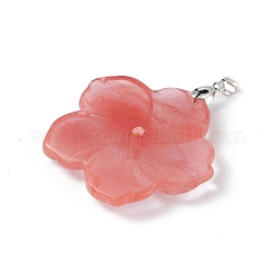 Арбуз камень стекло большие кулоны&nbsp;G-B040-01P-14