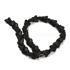 Бусы из натуральной лавы&nbsp;G-G347-02N