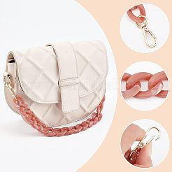 4 шт. 4-х цветные пластиковые ручки для сумок с цепочкой&nbsp;FIND-FH0004-98